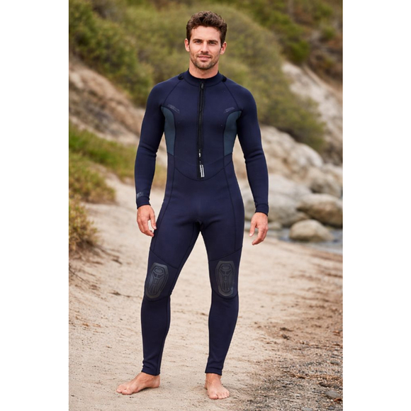 SEASKIN Other - Men's SEASKIN Navy & Gray Rash Guard L
